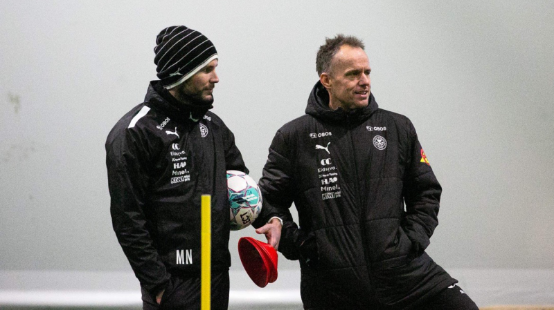 Jakob Michelsen under årets første trening